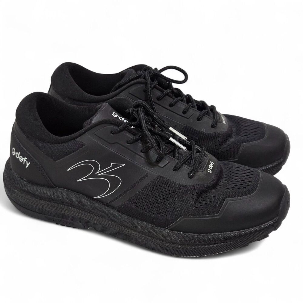 GDEFY Gravity Defyer MightyRun Womens 10/42 Black Running Walking Sneakers Shoes